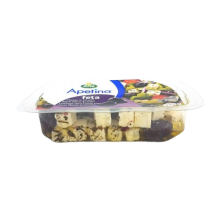 Feta cube black olives cheese image #16451