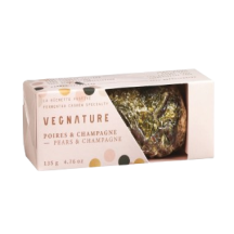 Vegnature Pear and champagne log