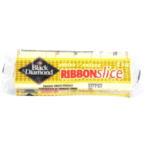 Black Diamond Ribbon swiss sliced cheese