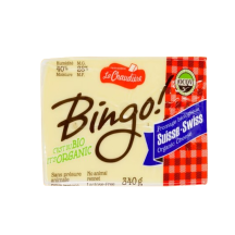 Bingo Lactose-free organic Swiss cheese