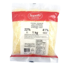 Saputo Light grated angel hair parmesan cheese