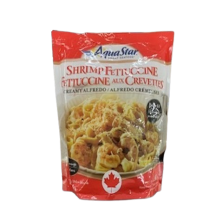 Aquastar Frozen shrimp fettucine creamy alfredo