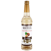 Matteo's Hazelnut coffee syrup