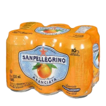 SanPellegrino Aranciata sparkling beverage [can+dep]