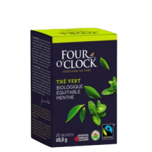 Four O Clock Organic mint green tea