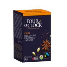 Four O Clock Organic chai black tea