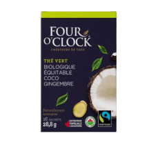 Four O Clock Organic coconut ginger tea