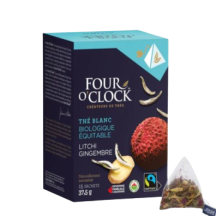 Four O Clock Organic ginger & litchi white tea