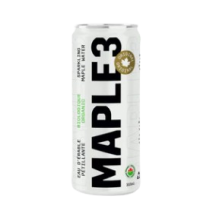 Maple 3 Original organic sparkling maple water [can+dep]