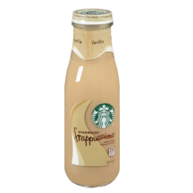 Starbucks Vanilla frappucino chilled coffee drink