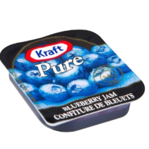 Kraft Pure Confiture de bleuet en portion