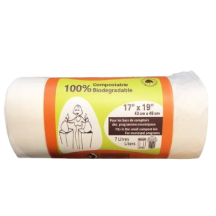 NaturSac 17x19in biodegradable/compostable garbage bag