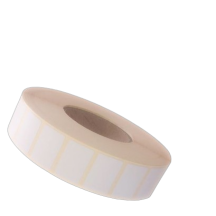  Étiquette blanc 1X1.5po B-2