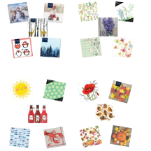 Générique Napkin with various patterns