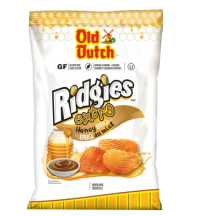 Old Dutch Extra honey BBQ Ridgies chip