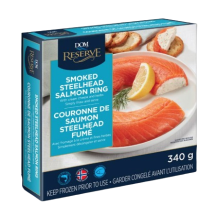 Dom Frozen smoked Steelhead salmon ring
