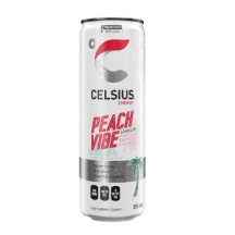 Celsius Peach vibes energy drink [can+dep]