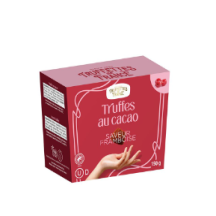 Truffettes de France Raspberry flavored cocoa truffles