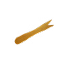 ABC Emballuxe Mini wooden fork with 2 tines 85mm [fries pick]