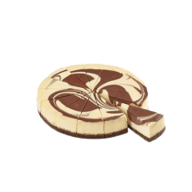 Elite Sweet Frozen 10in chocolate swirl cheesecake