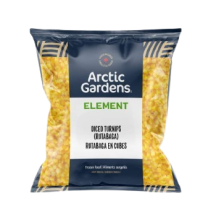 Arctic Gardens Frozen IQF cubed yellow turnip