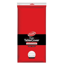 Neatiffy Nappe rouge 54x108po en plastique biodégradable