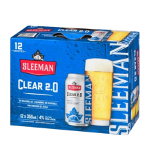 Sleeman Clear 2.0 beer [can+dep]