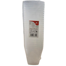 Belix Verrine 200ml carrée en plastique 7.2x4.5x7cm
