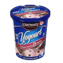 Chapman's Casino black cherries frozen yogourt
