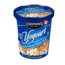 Chapman's Vanilla, chocolate chunks and caramel frozen yogourt 2lt