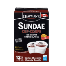 Chapman's Sundae coupe cr glacée double chocolat
