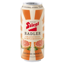 Stiegl Radler Grapefruit radler beer [can+dep]