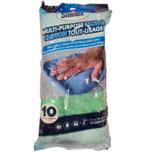 Shinex Chiffon tout-usage vert multifibre 14x14po