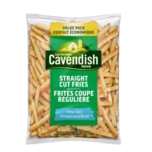Cavendish Frite coupe régulière croustillante surgelé