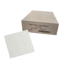 Chef Elite Papier steak blanc 5.25x5.25po
