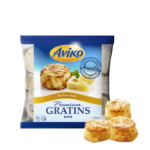 Gratin de pommes de terre/crème/emmental surgelé