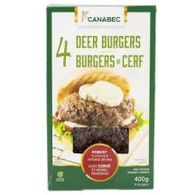 Canabec Burgers de cerf surgelés
