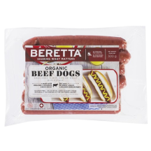 Beretta Organic beef dogs