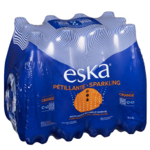 Eska Carbonated spring water orange flavor [btl+dep]