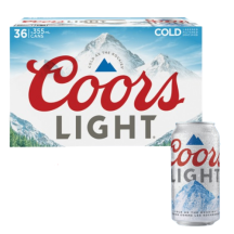Coors Light Light lager type beer [can+dep]