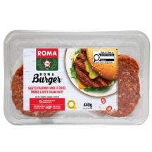 Roma Burger Smoky and spicy Italian patty