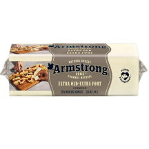 Armstrong Extra sharp white cheddar cheese [approx. 0.375kg]