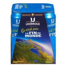 Unibroue Ce n'est pas la fin du monde strong beer [can+dep]