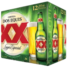 Dos Equis XX Mexican lager type beer [btl+dep]