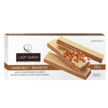 Lady Sarah Hazelnut-filled waffles