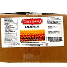 Grisspasta Lasagna 20 inch pasta