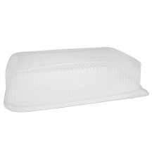 Pactiv TV7525P Rect. plast. lid 18inch #TV7525P