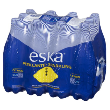 Eska Carbonated spring water lemon flavor [btl+dep]
