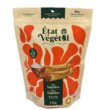 État végétal Frozen vegan Taquitos Mexicain mild
