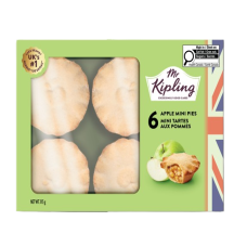 Mr. Kipling Mini tartes aux pommes et canelle surgelé